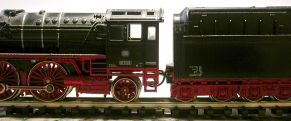 Lok-Tender-Abstand Fleischmann BR 01